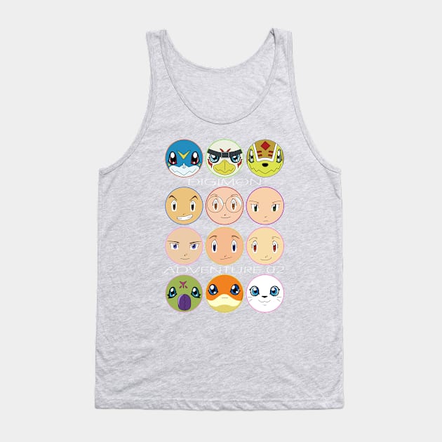 Digimon Adventure 02 Tank Top by Decokun